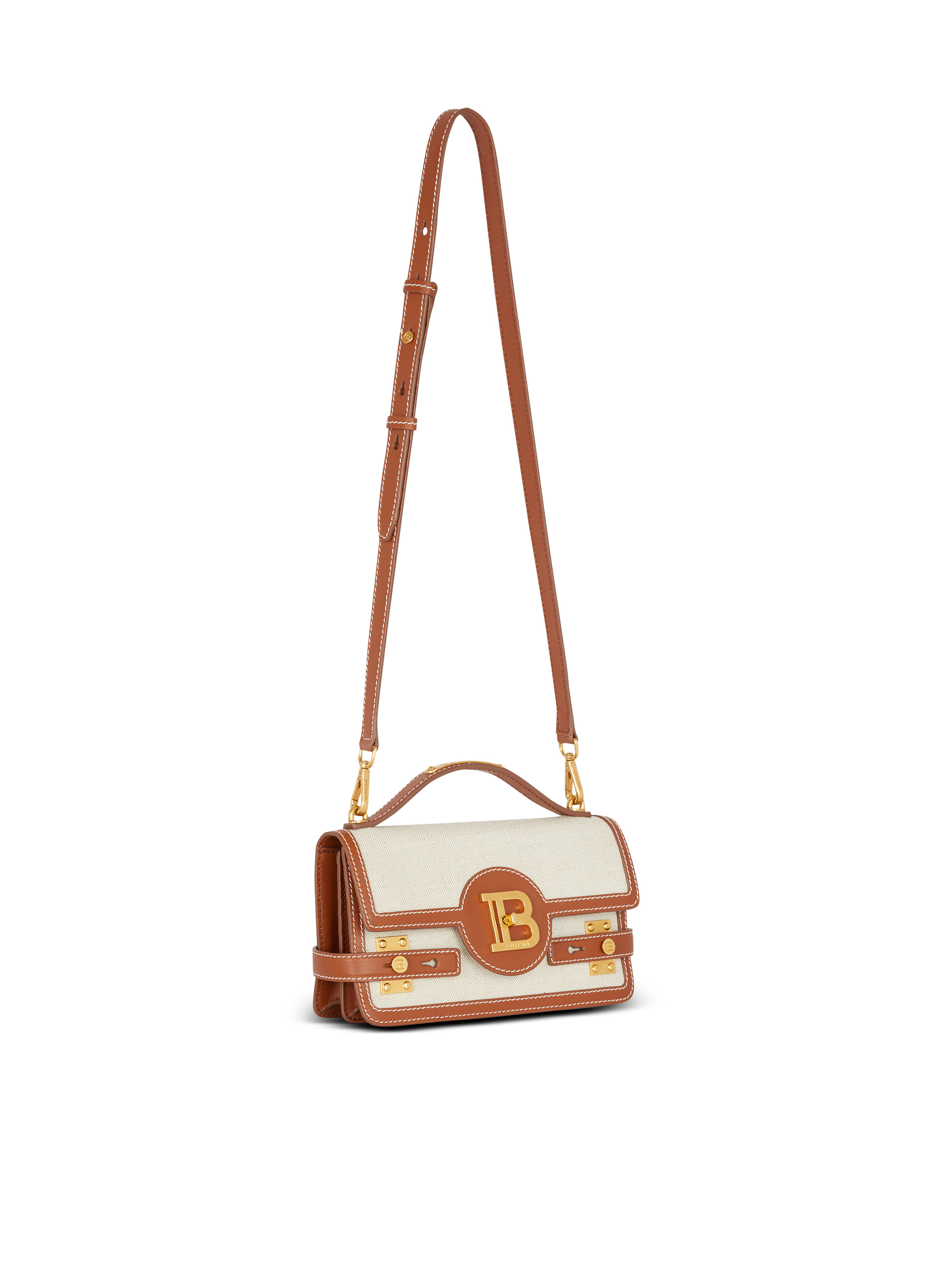 B-Buzz 24 canvas and leather bag - 3