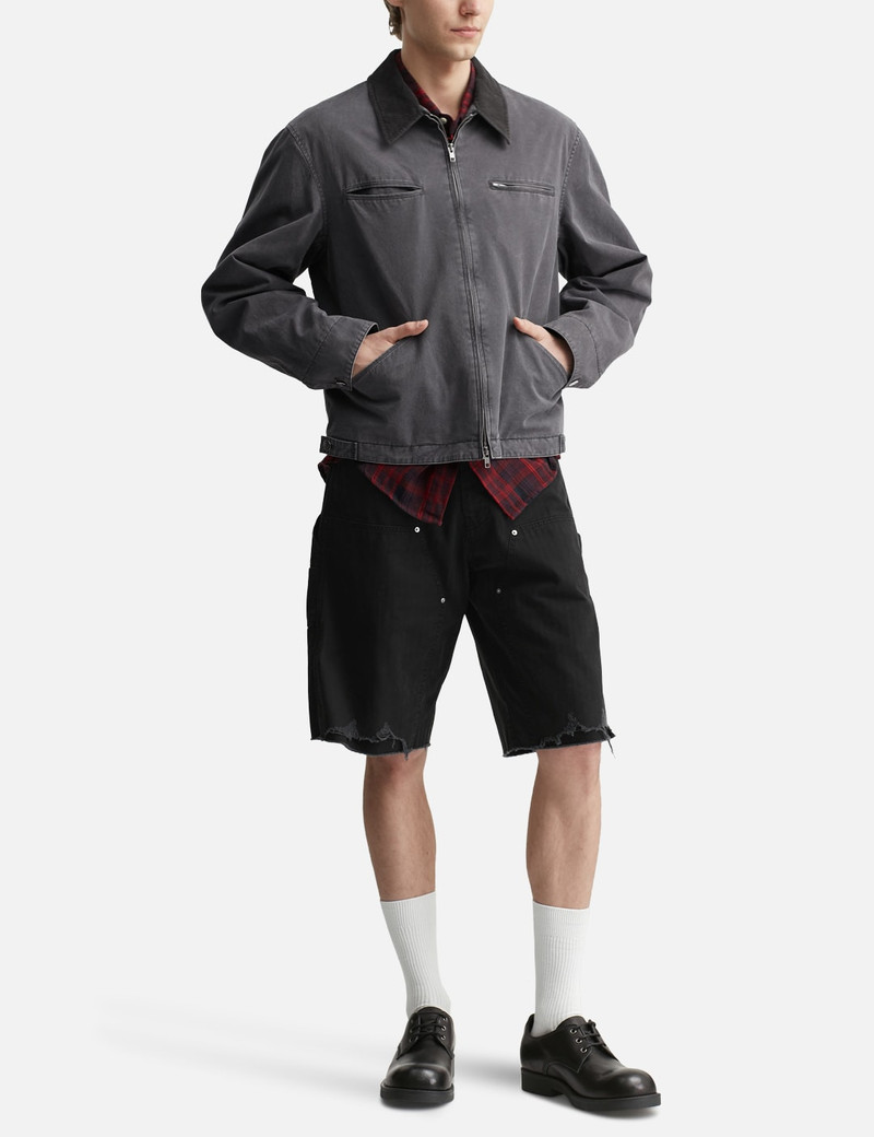 Tonywack HAND DISTRESSED HBT DOUBLE KNEE SHORTS outlook