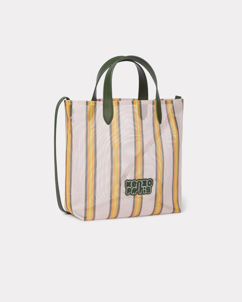 'KENZO Coast Lines' small tote bag in mesh 1