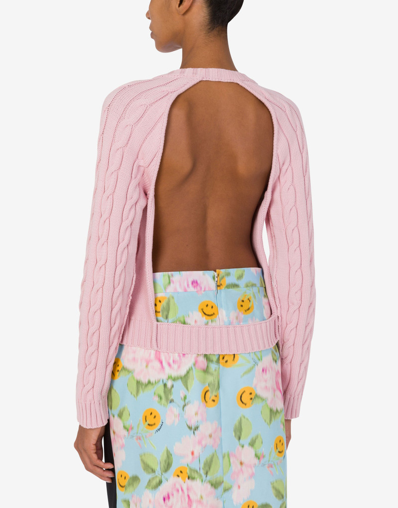 Moschino ORGANIC COTTON BLEND CARDIGAN outlook