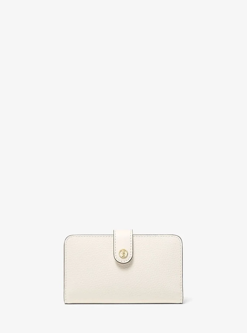 Jet Set Travel Medium Pebbled Leather Billfold Wallet - 1