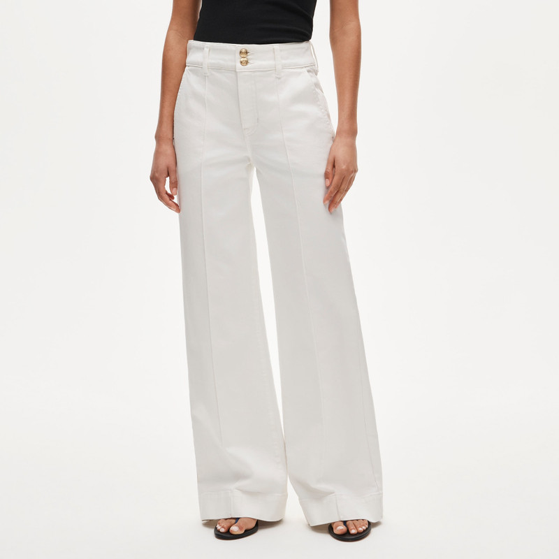 Denim trouser jean with stacked buttons 3