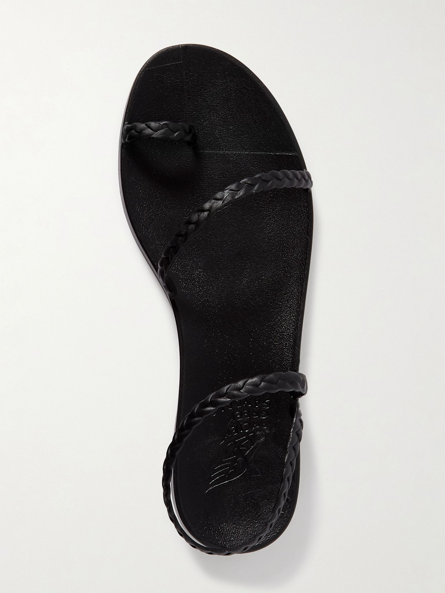 Eleftheria braided rubber sandals Black - 5