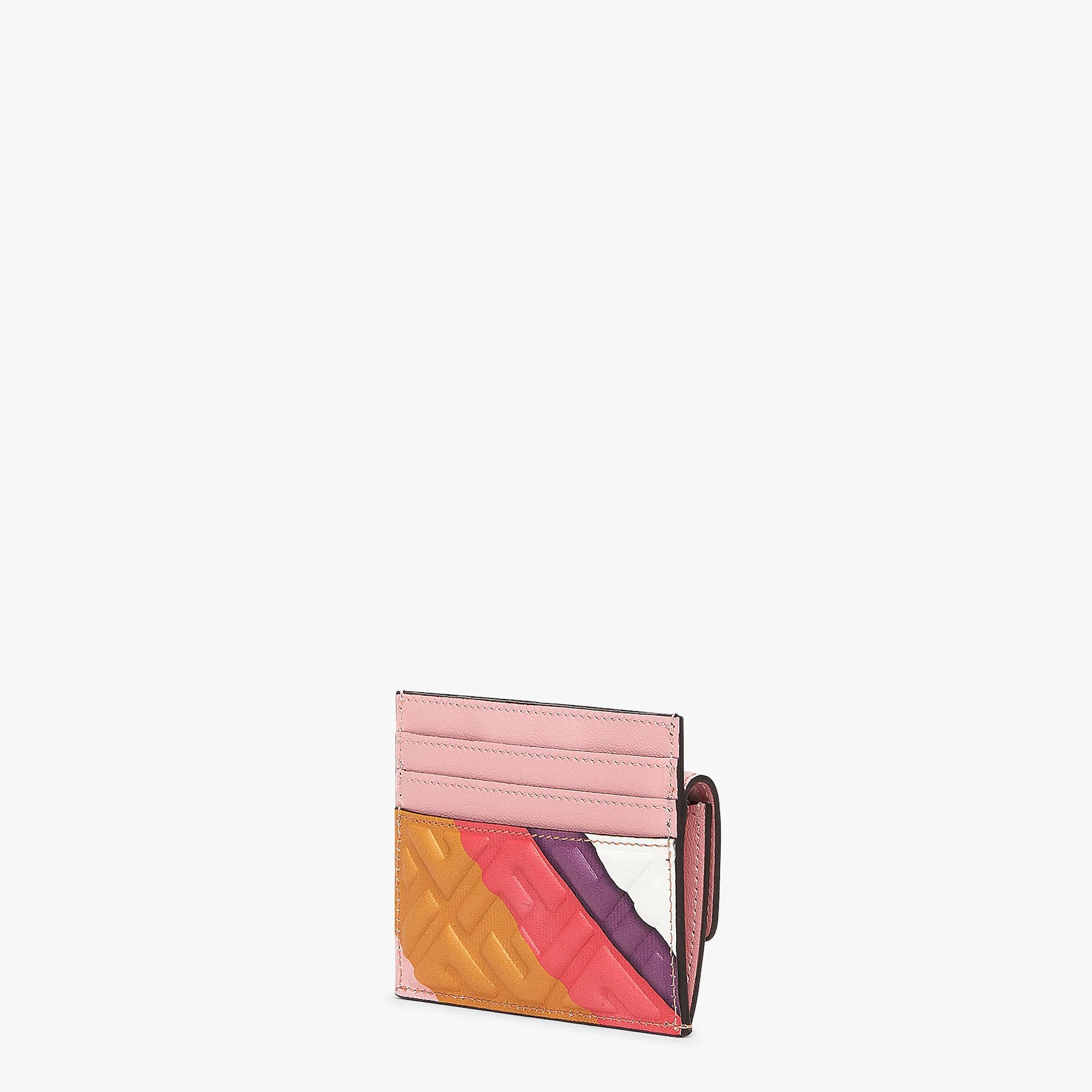 White nappa leather card holder - 2