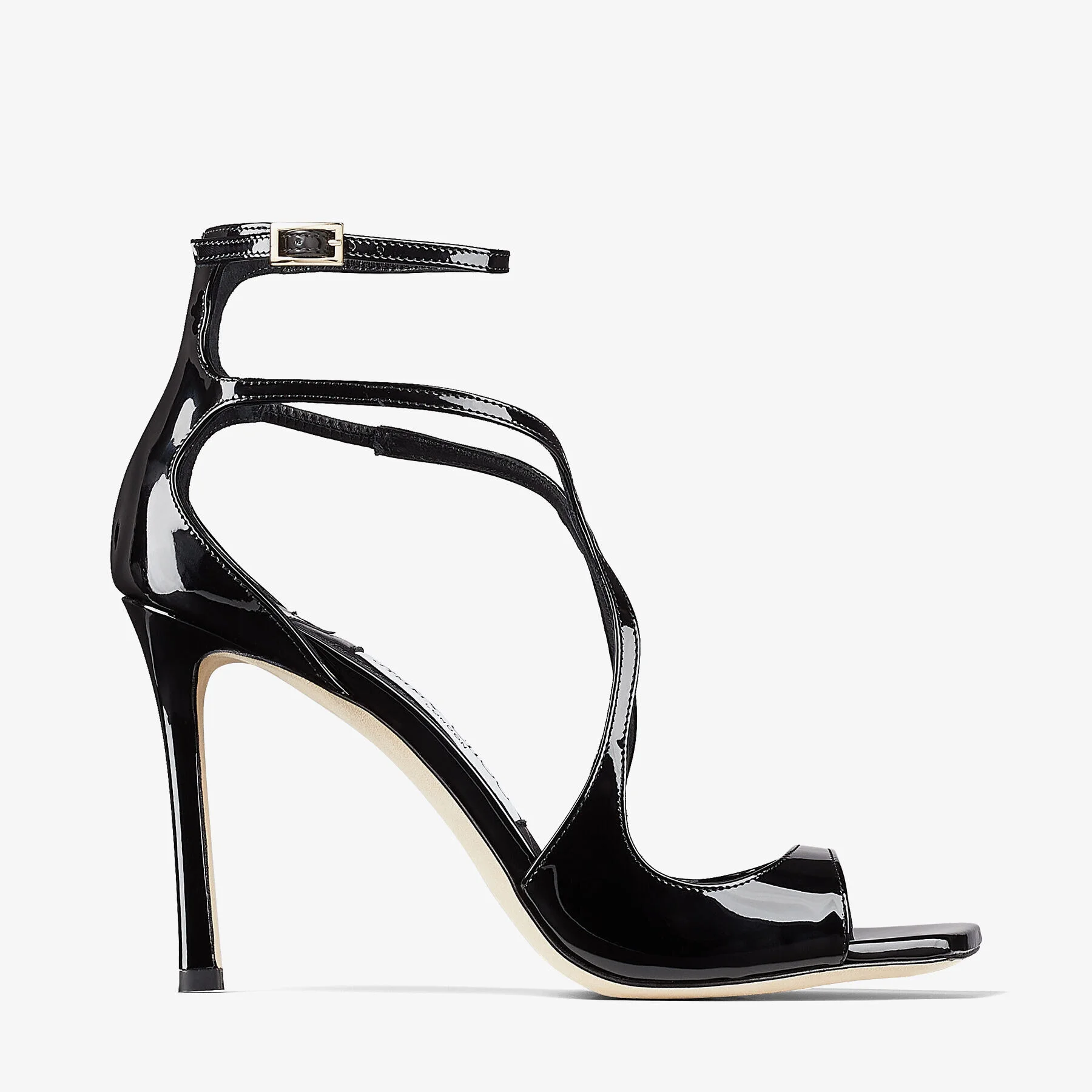 Azia 95
Black Patent Leather Sandals - 1