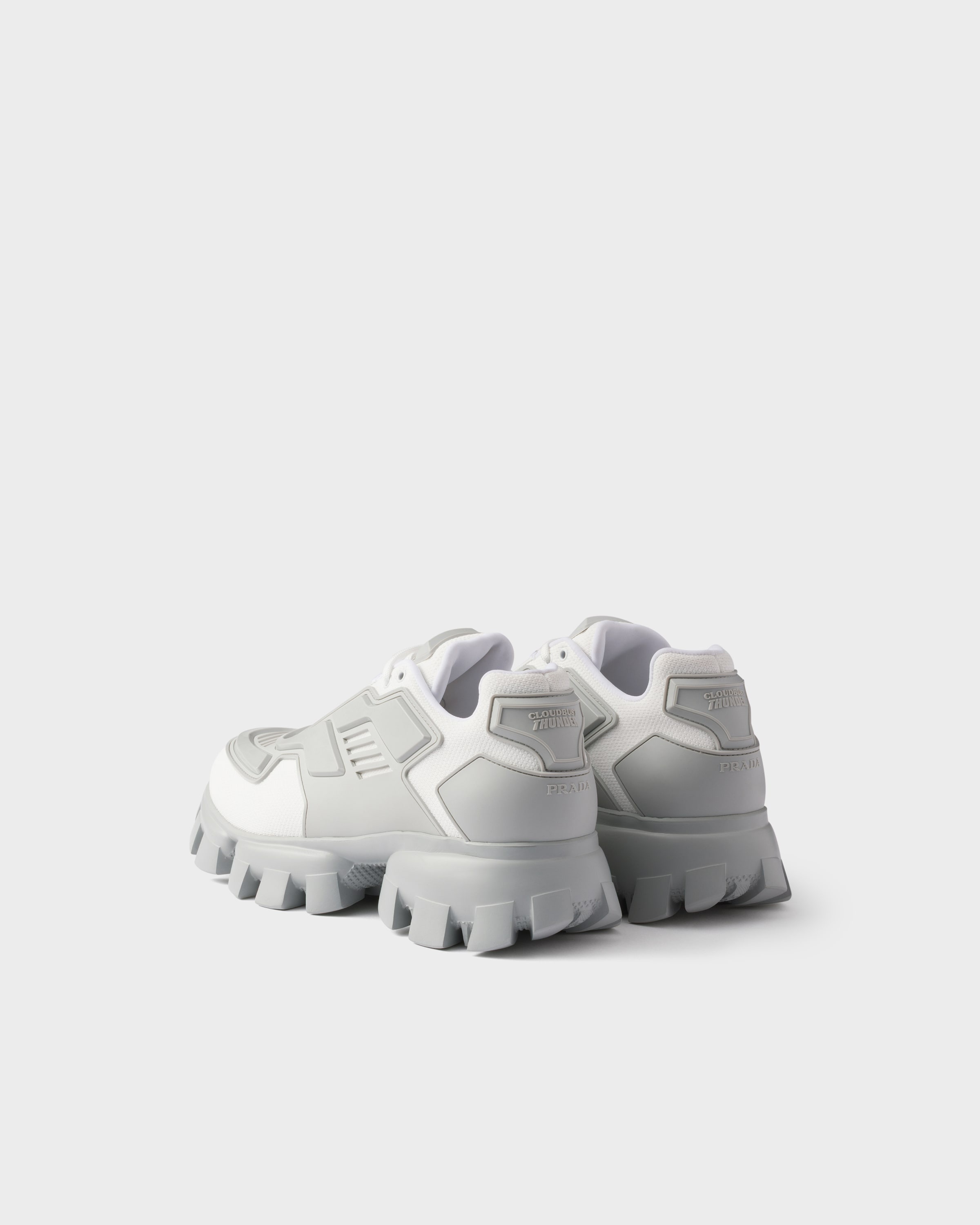 Prada Cloudbust Thunder knit fabric sneakers - 4