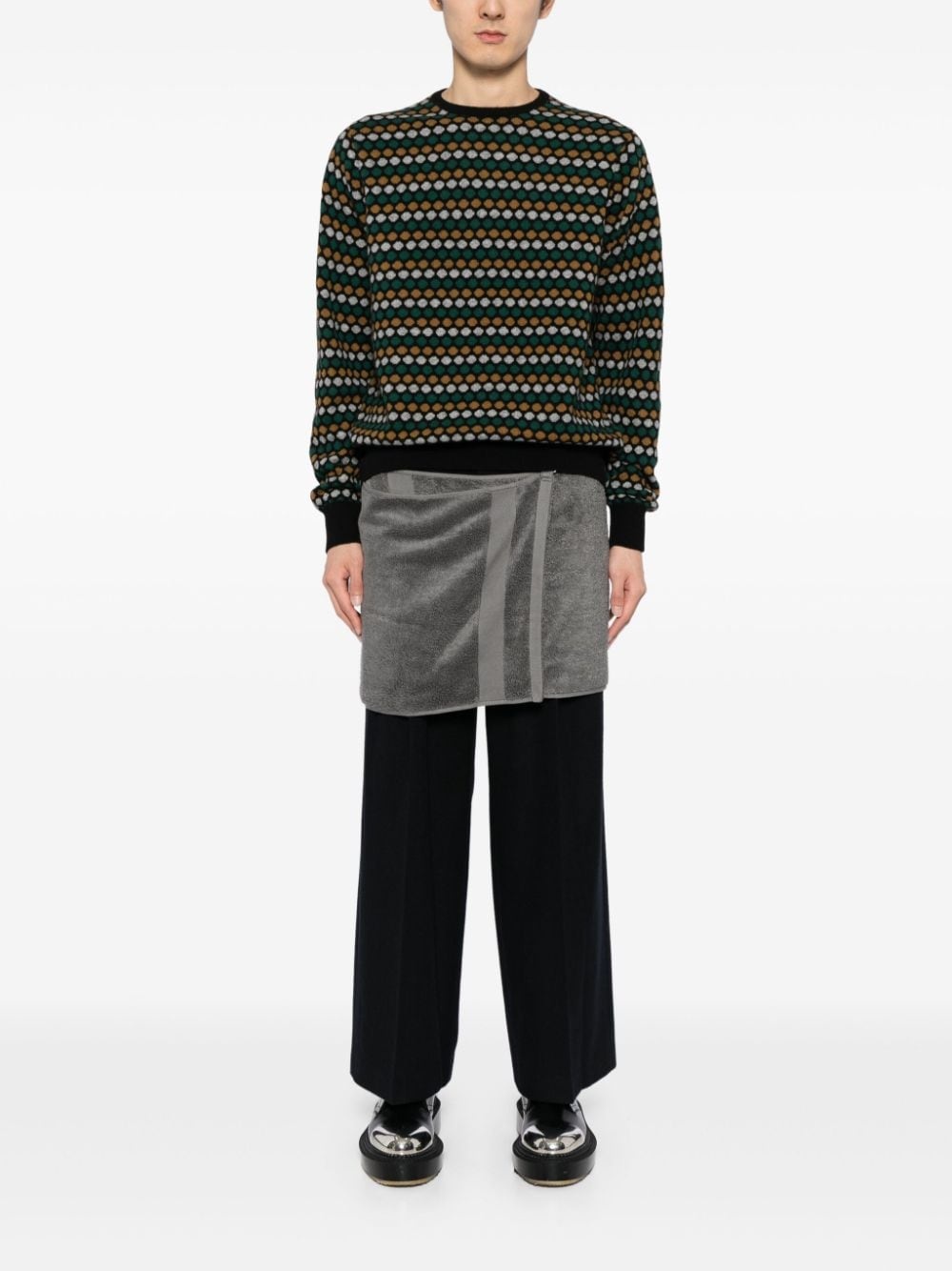 polka dot-pattern jumper - 2