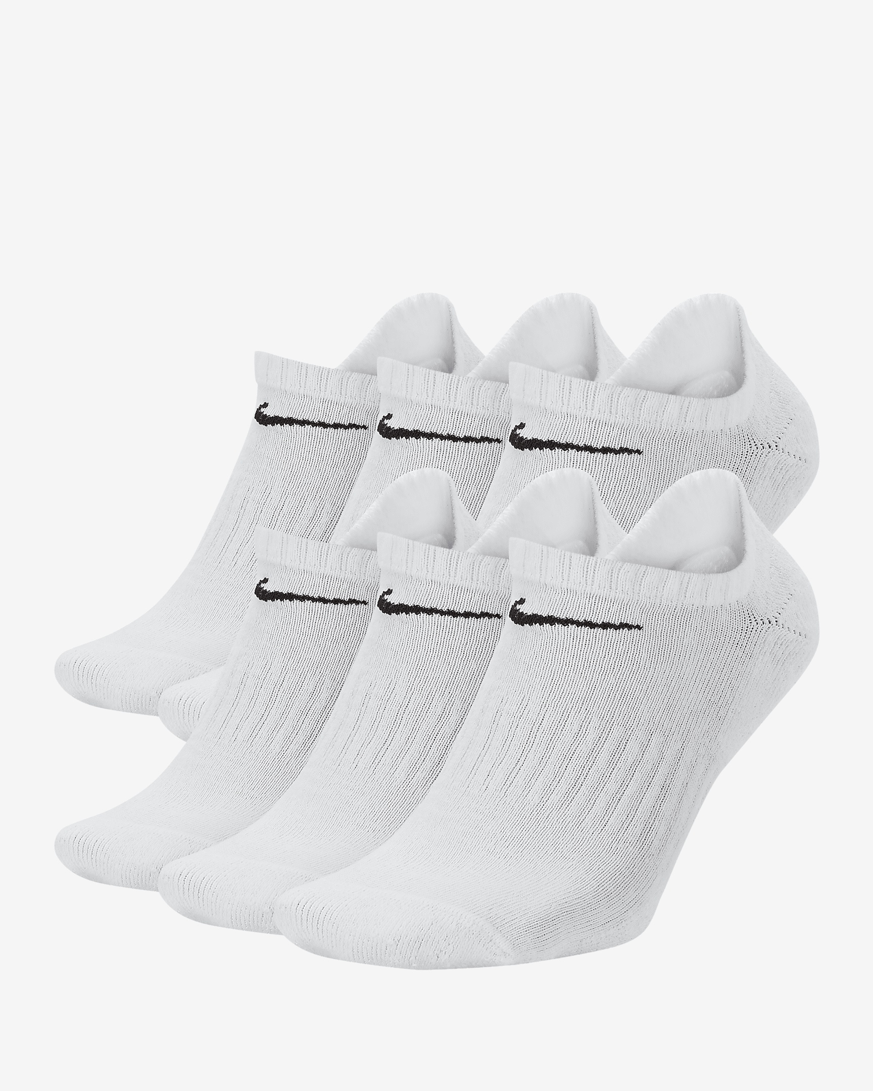 Nike Everyday Cushioned Training No-Show Socks (6 Pairs) - 1