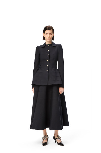 Loewe Pleat shoulder jacket in wool outlook