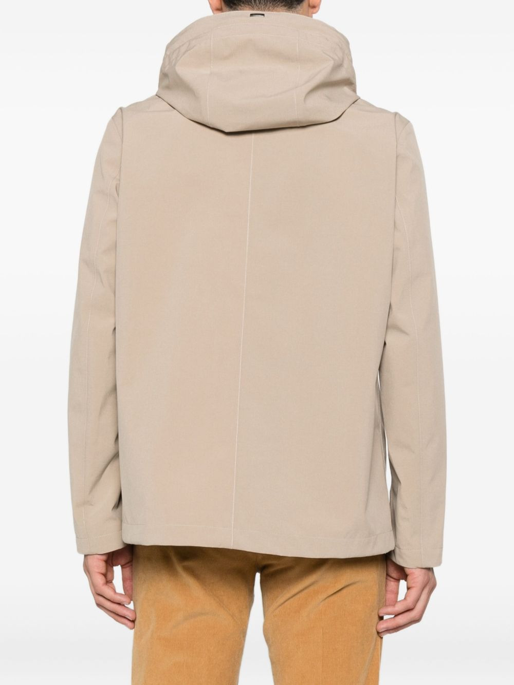 hooded buttoned jacket - 4