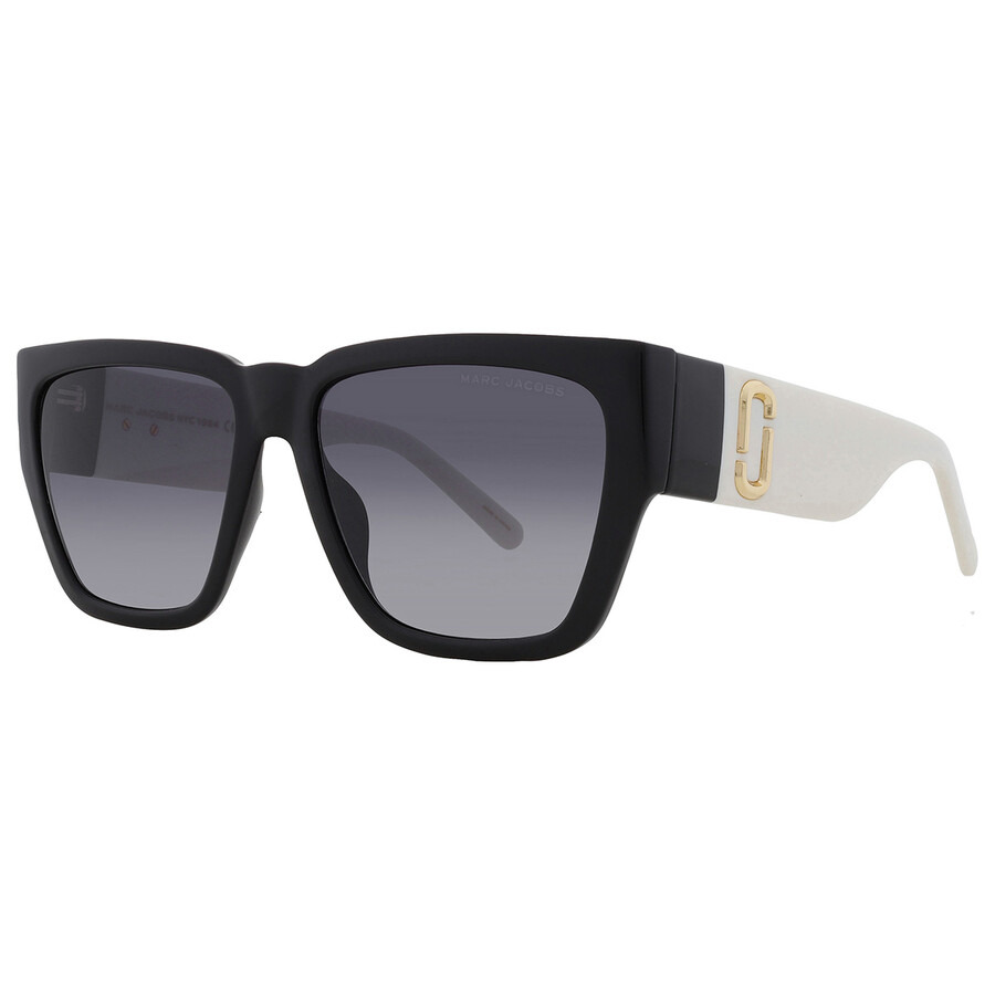 Marc Jacobs Grey Shaded Rectangular Ladies Sunglasses MARC 646/S 080S/9O 57 - 2