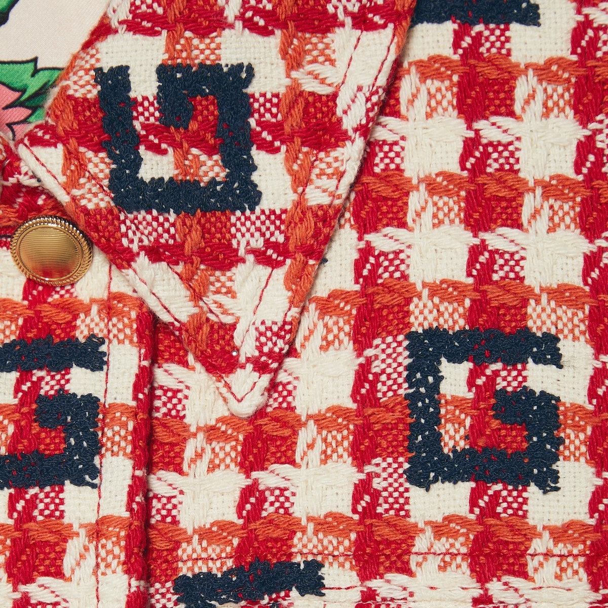 Cotton tweed Square G vest - 4