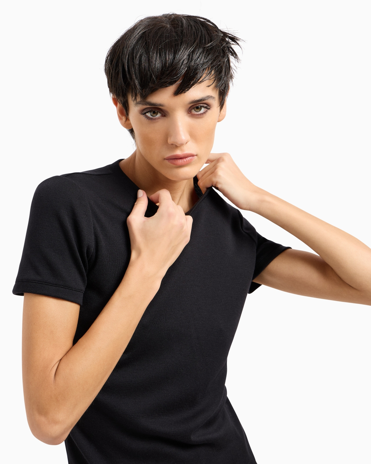 Pure cashmere T-shirt - 5