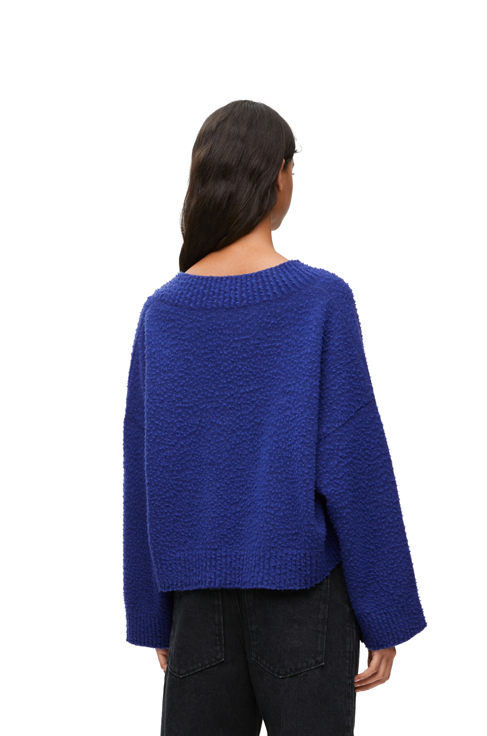 Cropped sweater in wool blend - 4