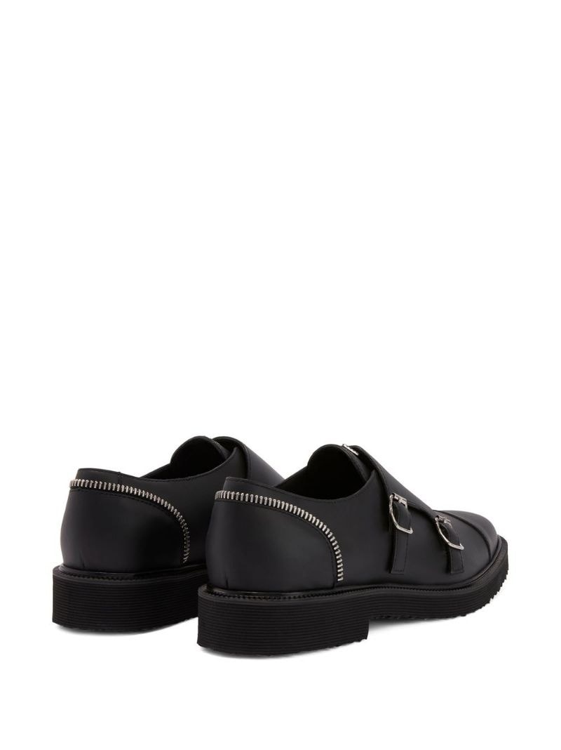 Johnny buckled leather loafers - 3