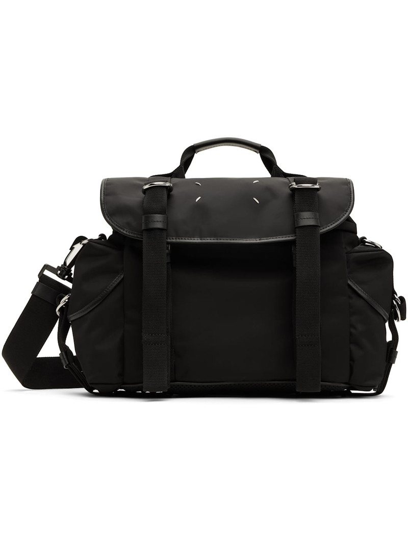Black High Tech Small Messenger Bag 1