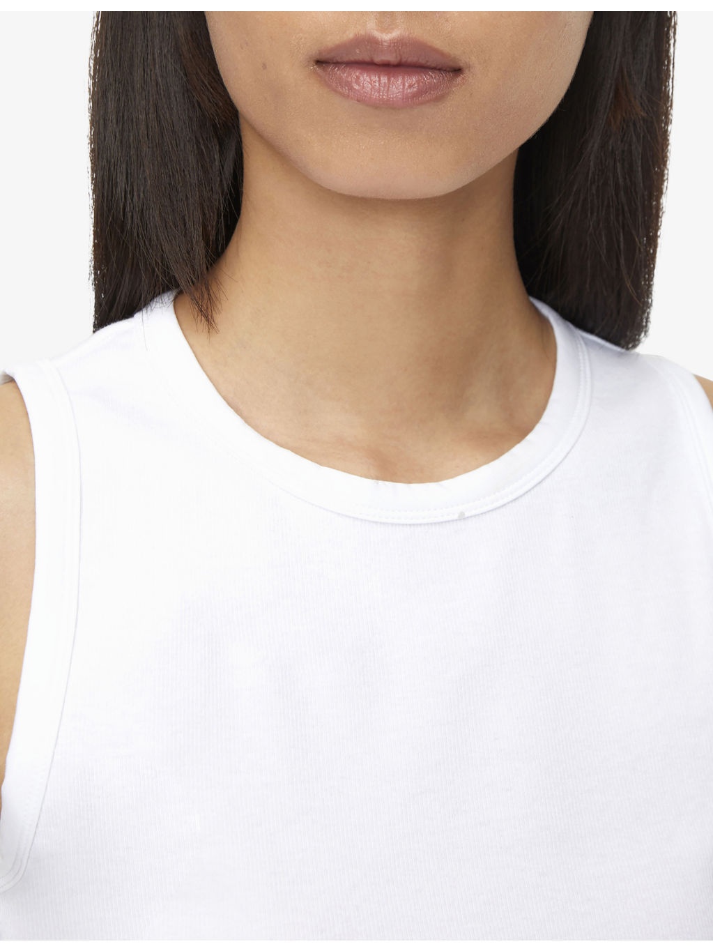 The Jersey Rib Round-Neck Stretch-Cotton Tank Top - 5