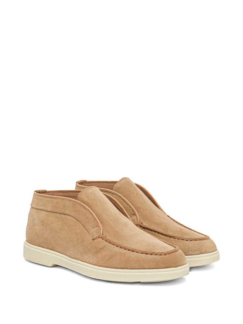 Santoni suede ankle boots outlook