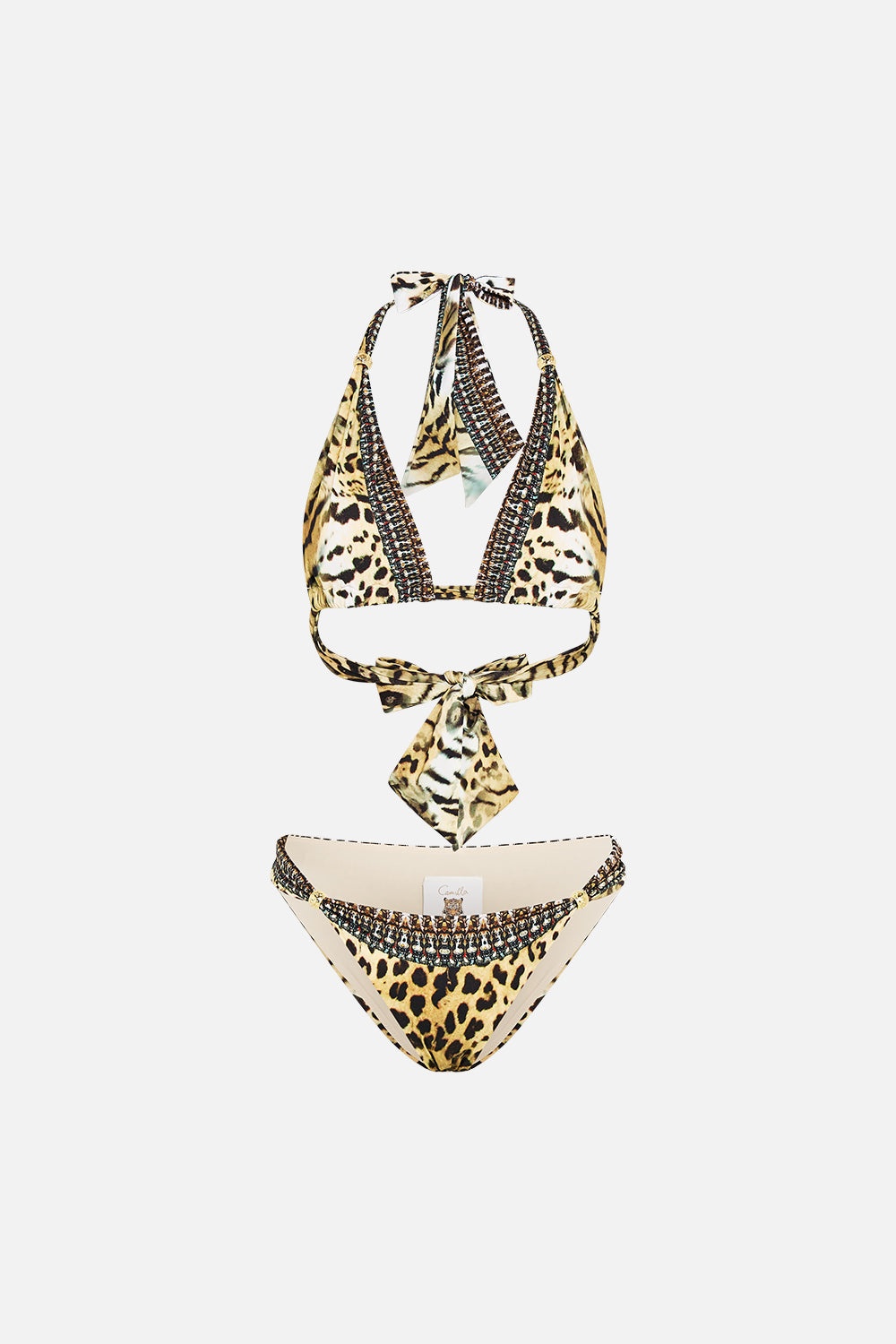 SOFT TIE BIKINI WITH TRIM - 1