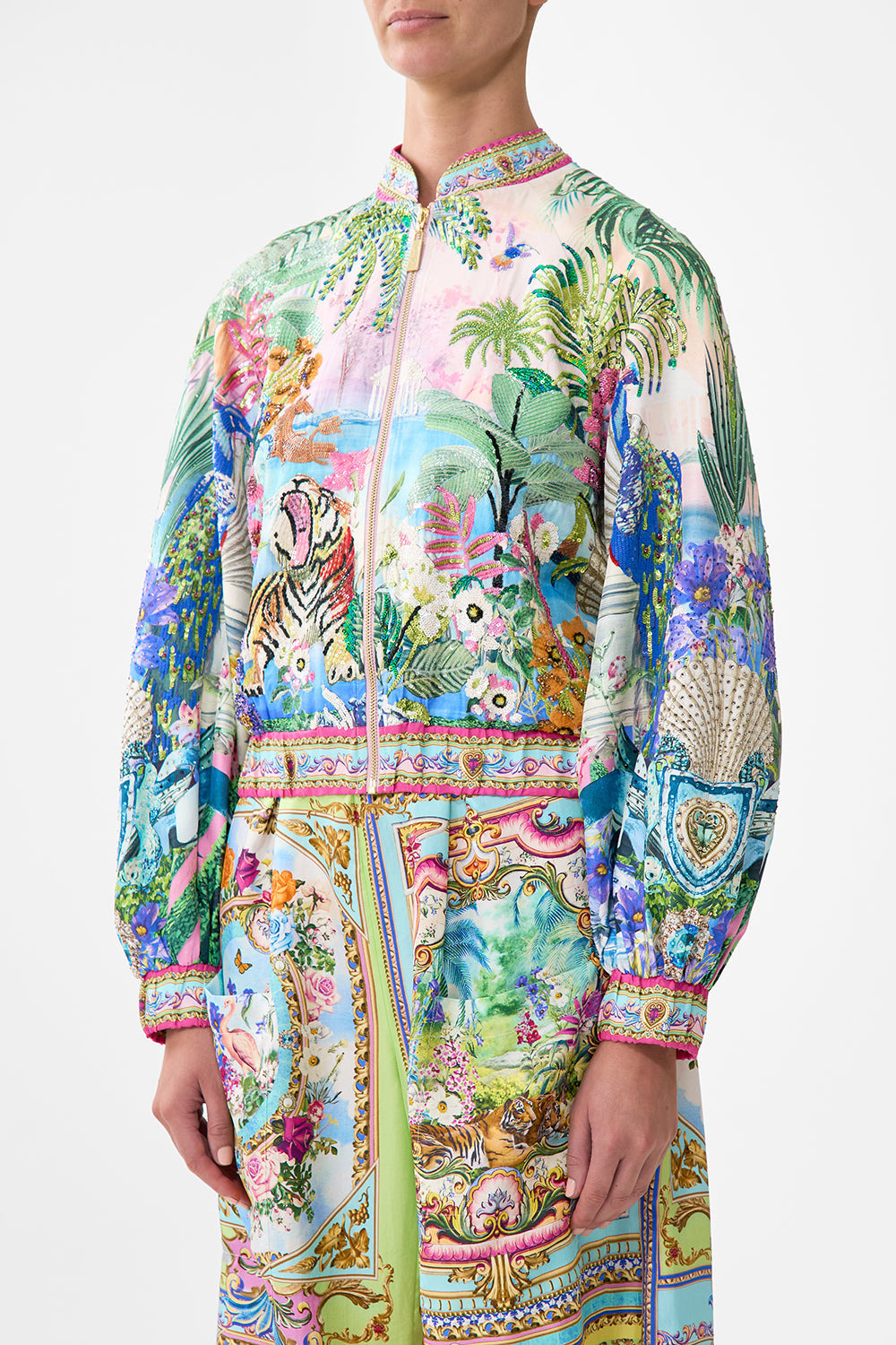 BLOUSON SLEEVE BOMBER - 5