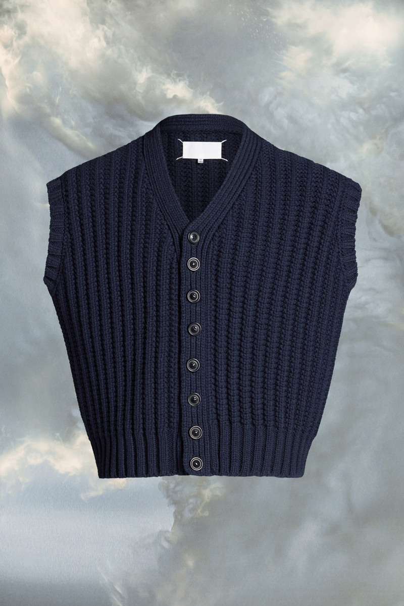 Wool vest cardigan 1