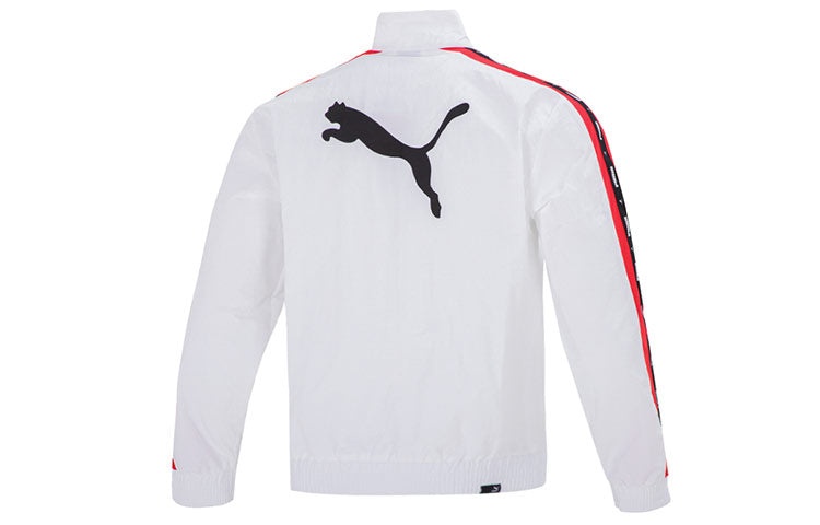 Puma Blocking Tape Woven Jacket 'White' 536780-02 - 2