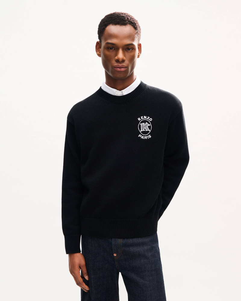 KENZO 'KENZO Paris Emblem' embroidered jumper in cotton outlook