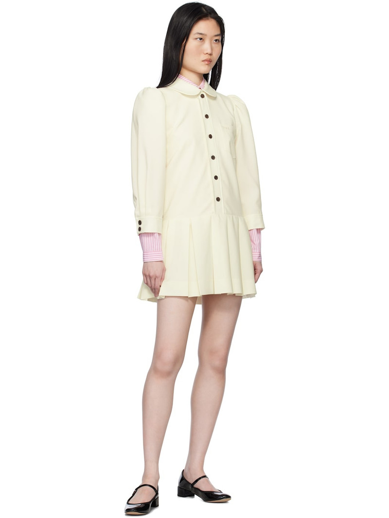 SANDY LIANG Off-White Somm Minidress outlook