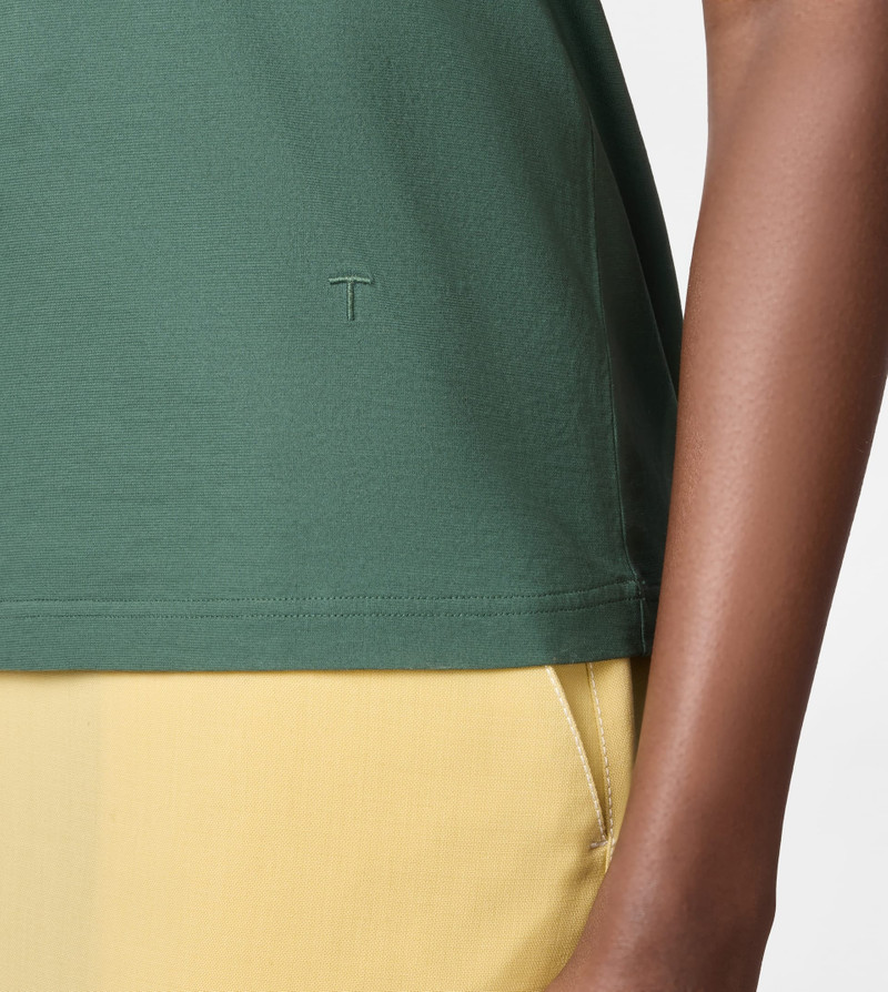 TOP IN COTTON JERSEY - GREEN 6