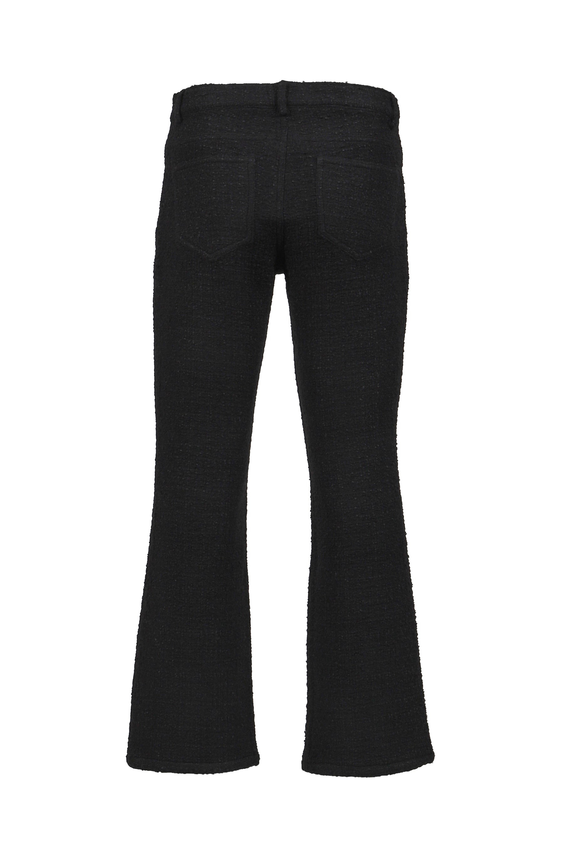 FIVE POCKET FLARE TROUSERS / BLK - 2