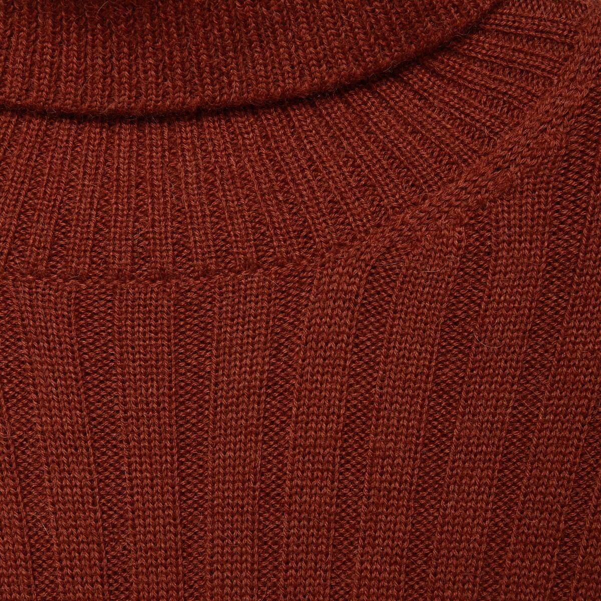 Rib knit wool alpaca turtleneck - 6