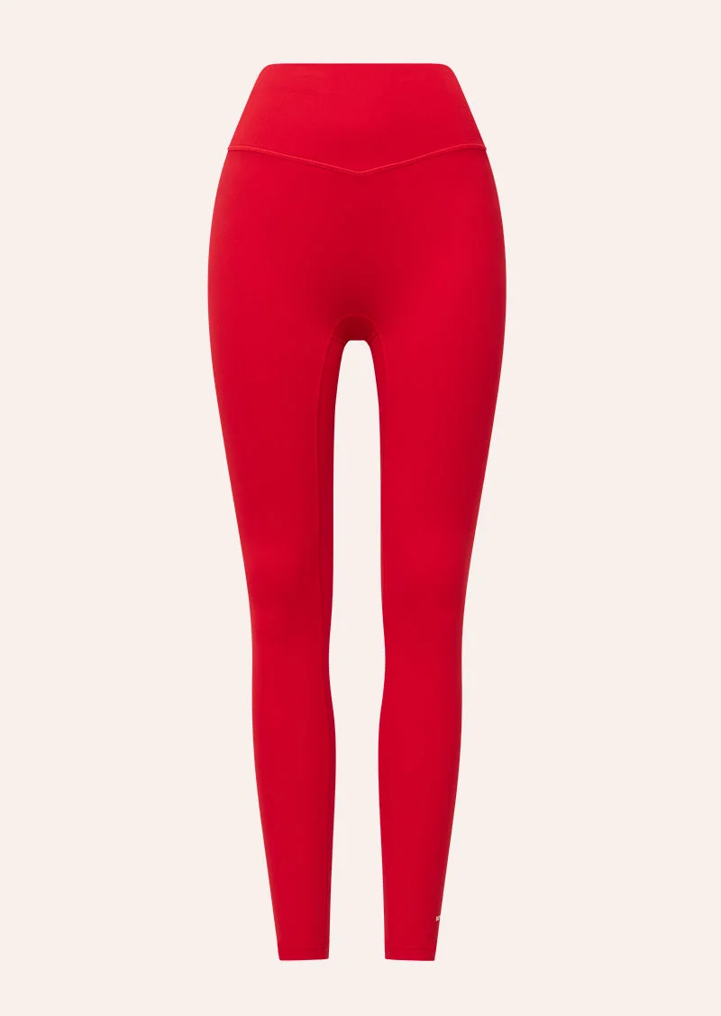 SIGNATURE FULL LENGTH LEGGING IN COLLEGE RED - 1