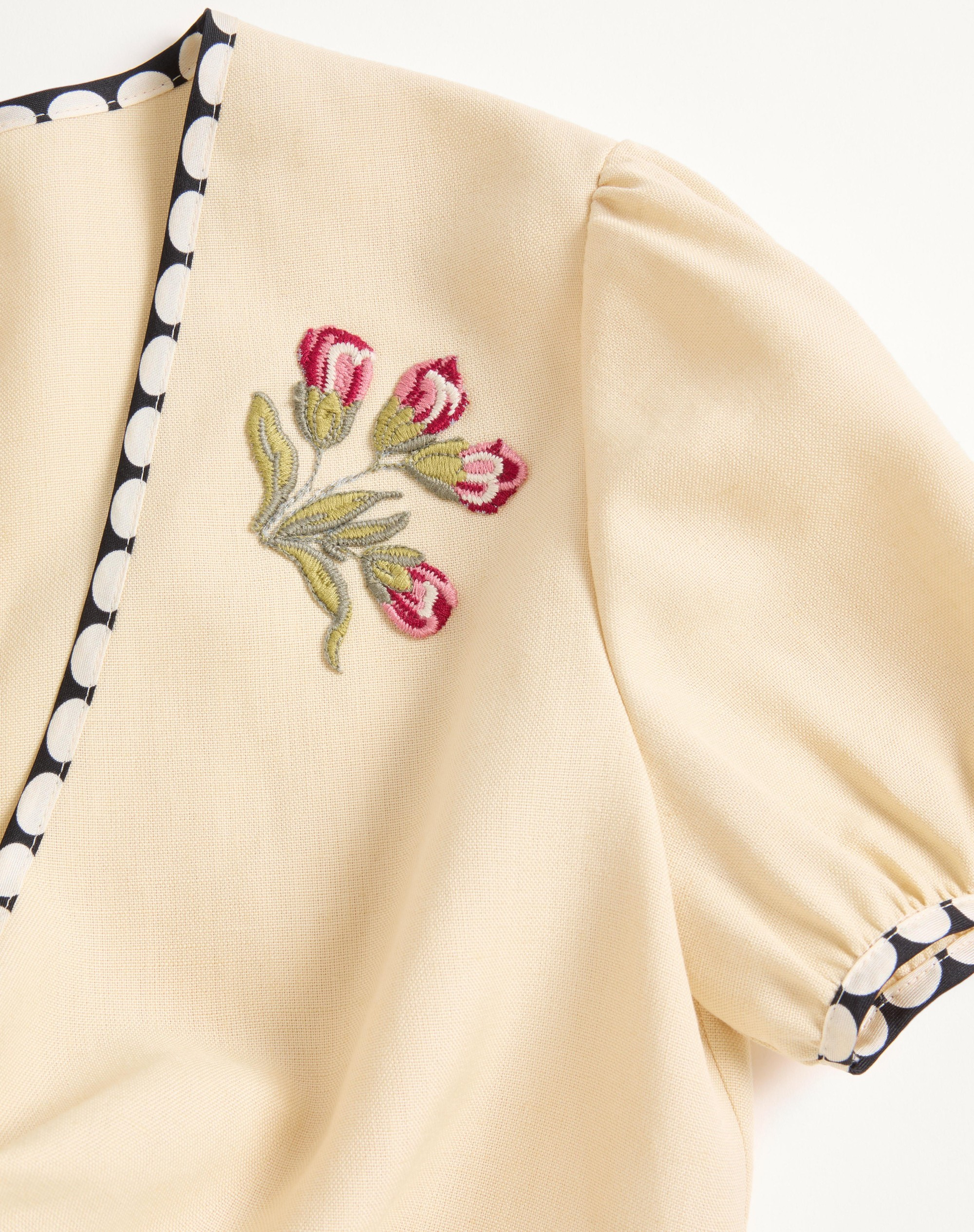 EMBROIDERED SHORT DRESS - 8