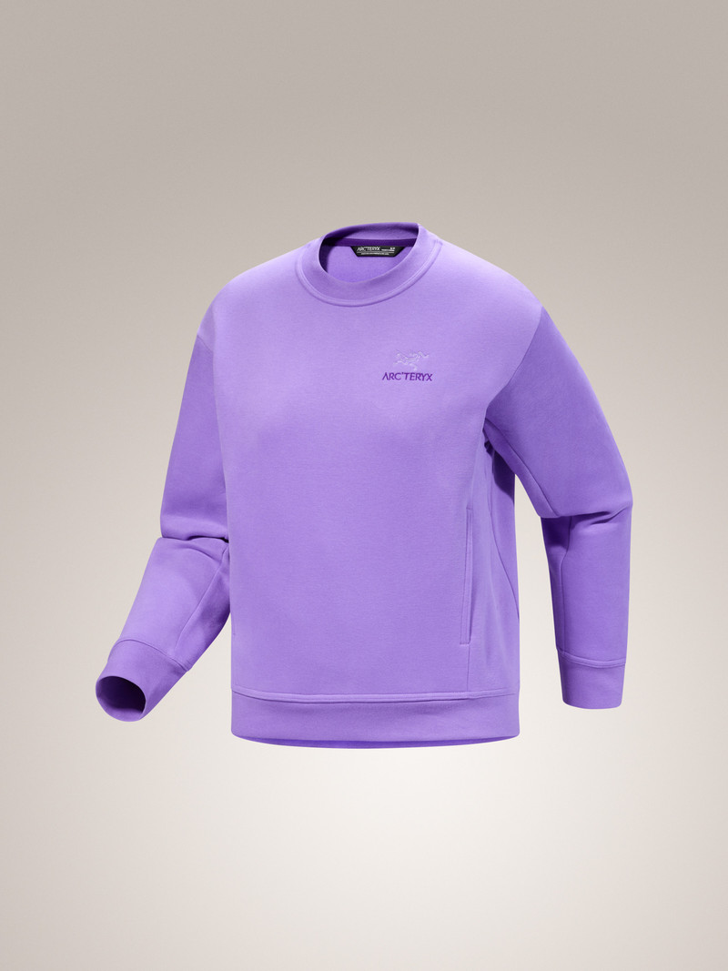 Emblem Fleece Crew Neck Pullover 1