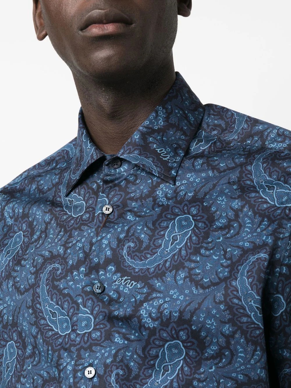 paisley-print cotton shirt - 5