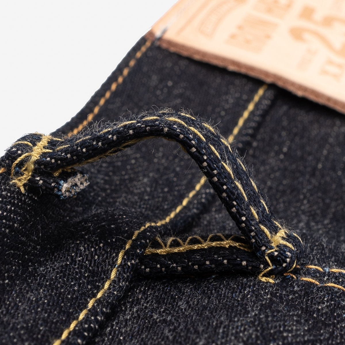 IH-634-XHS 25oz Selvedge Denim Straight Cut Jeans - Indigo - 14
