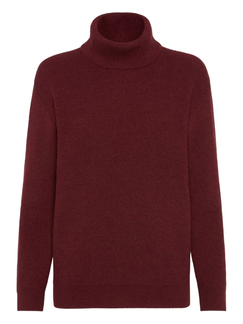 ribbed turtleneck sweater - 7