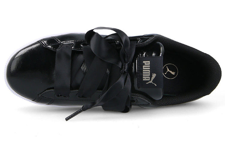 (WMNS) PUMA Vikky Platform Ribbon 'Black' 366419-01 - 3
