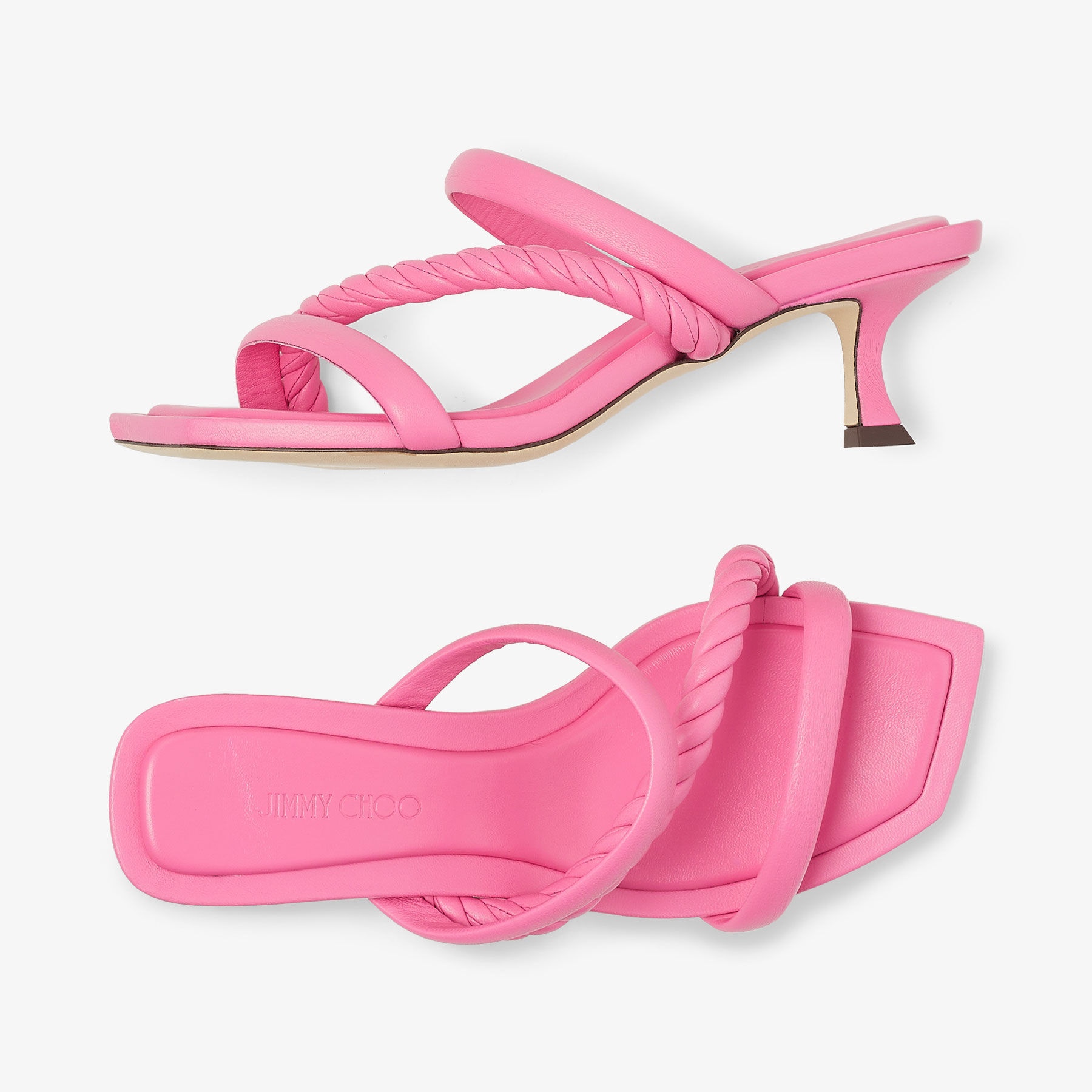 Diosa 50
Candy Pink Leather Sandals - 5