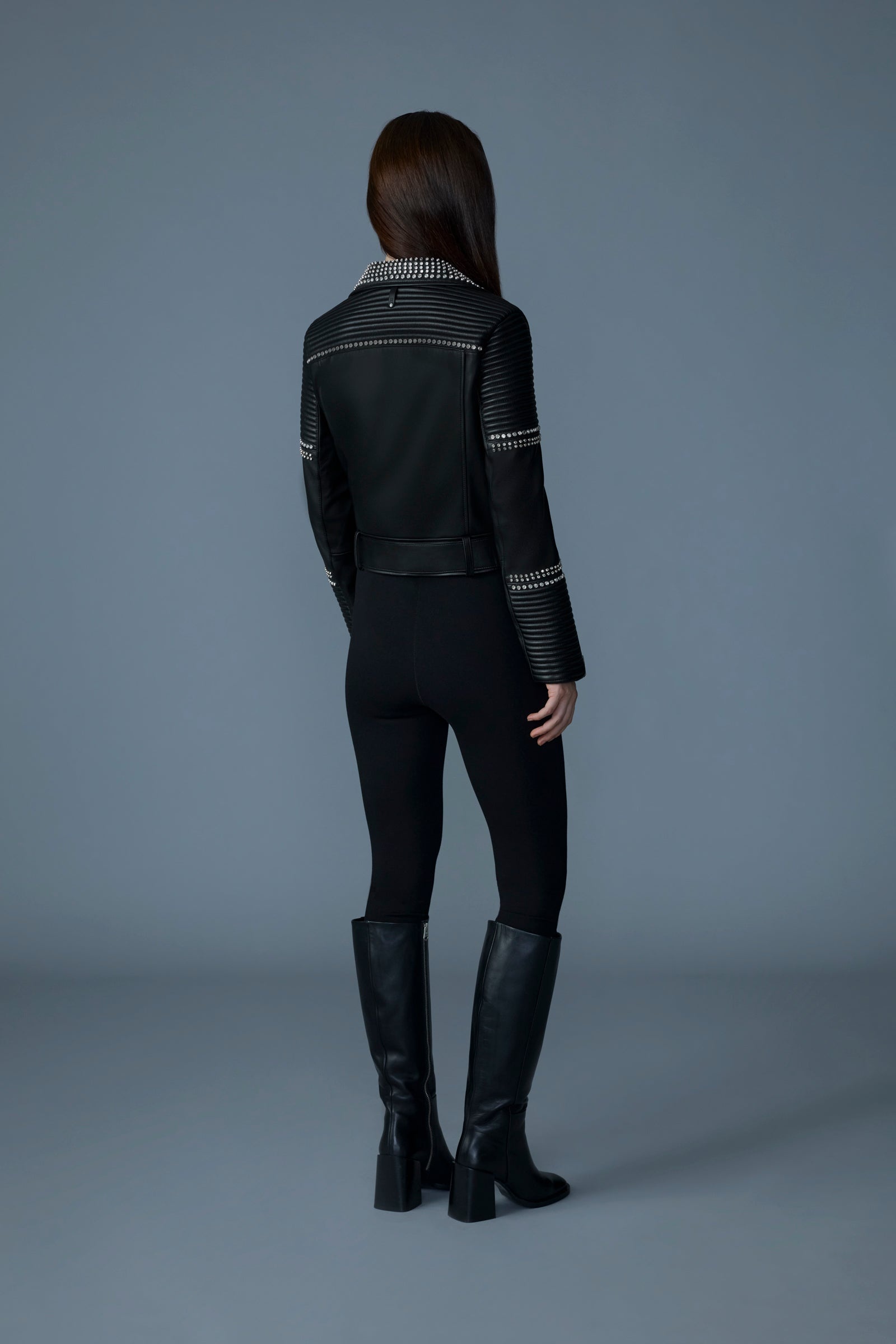 MASINA-ST Studded Leather Jacket - 4