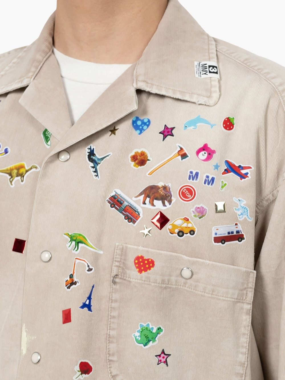 patch-detail shirt - 4