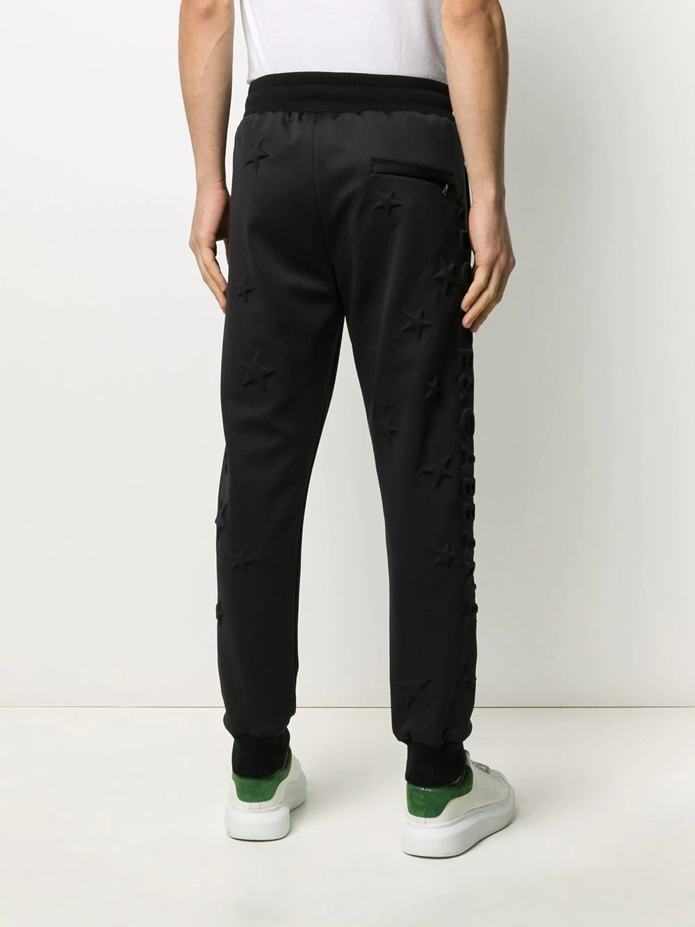 raised star track pants - 4