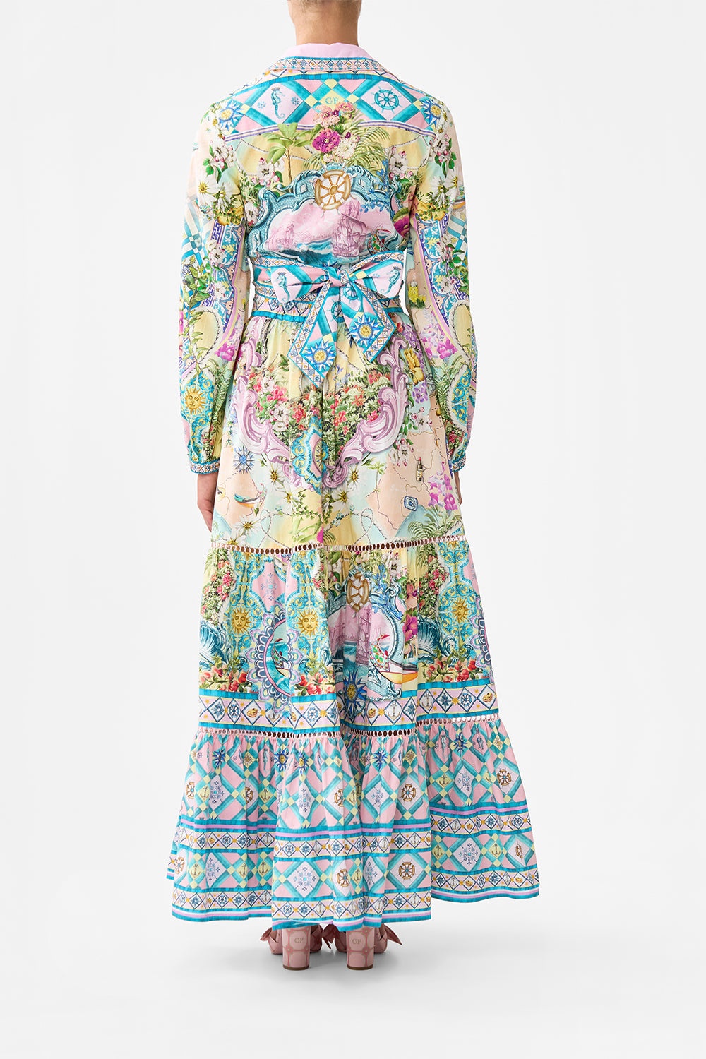 HIGH WAISTED TIERED SKIRT - 3