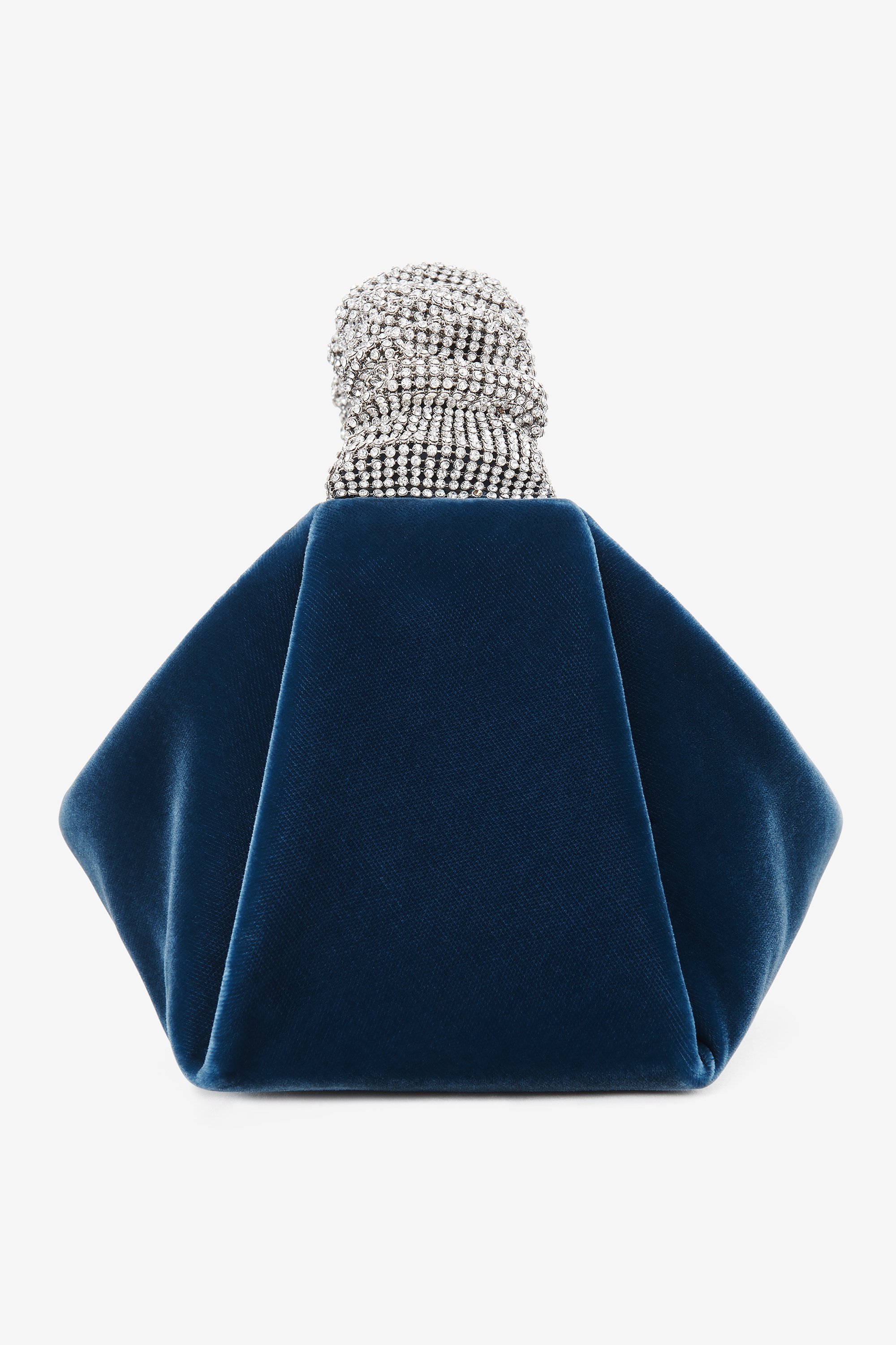scrunchie mini bag in velvet crystal - 4