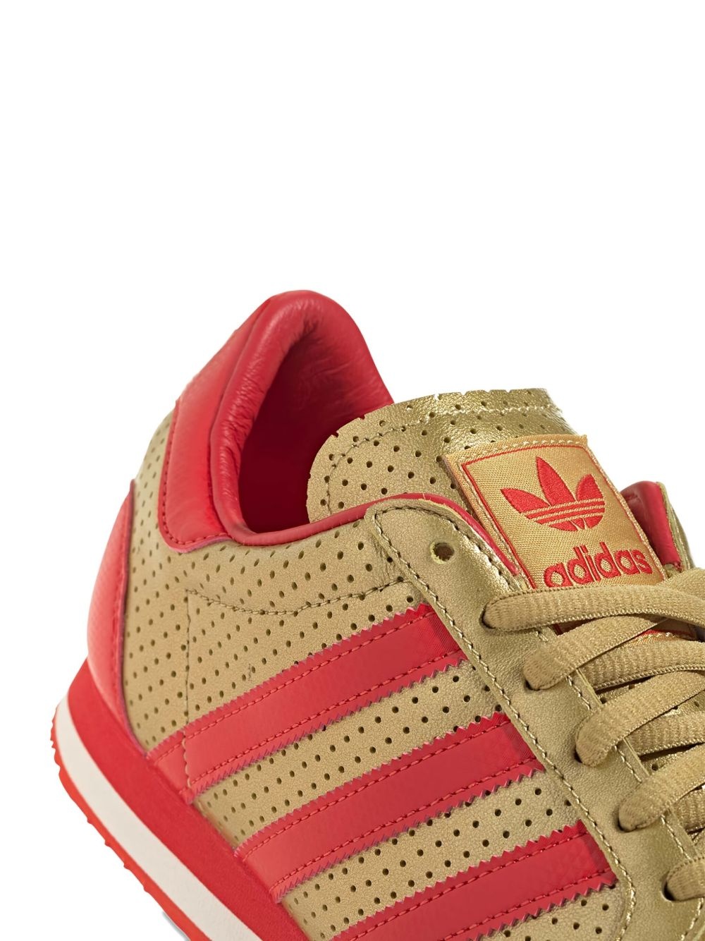 Galaxy OG perforated leather trainers - 4