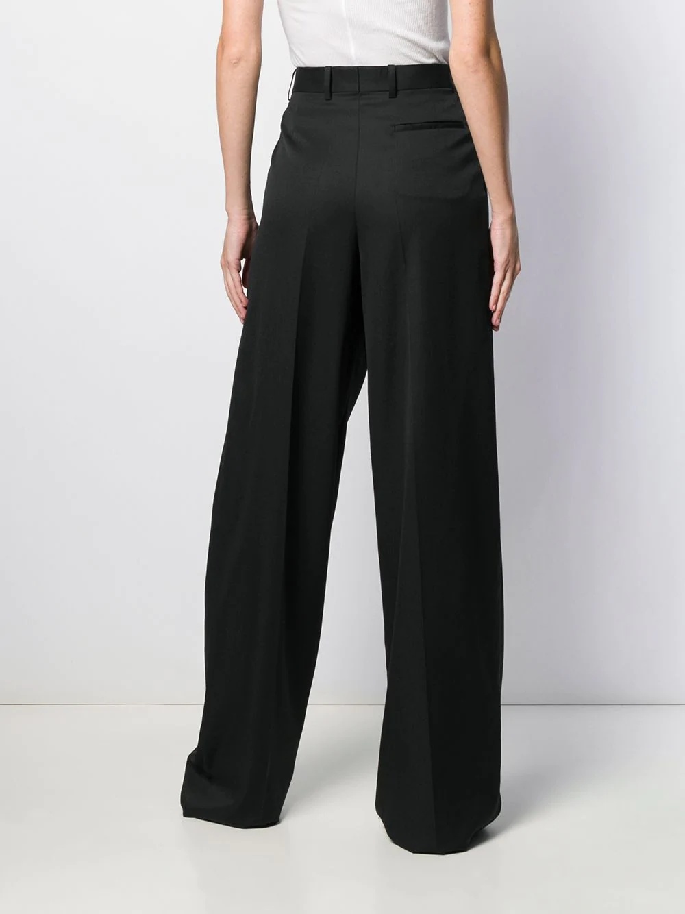 wide leg tailored trousers - 4