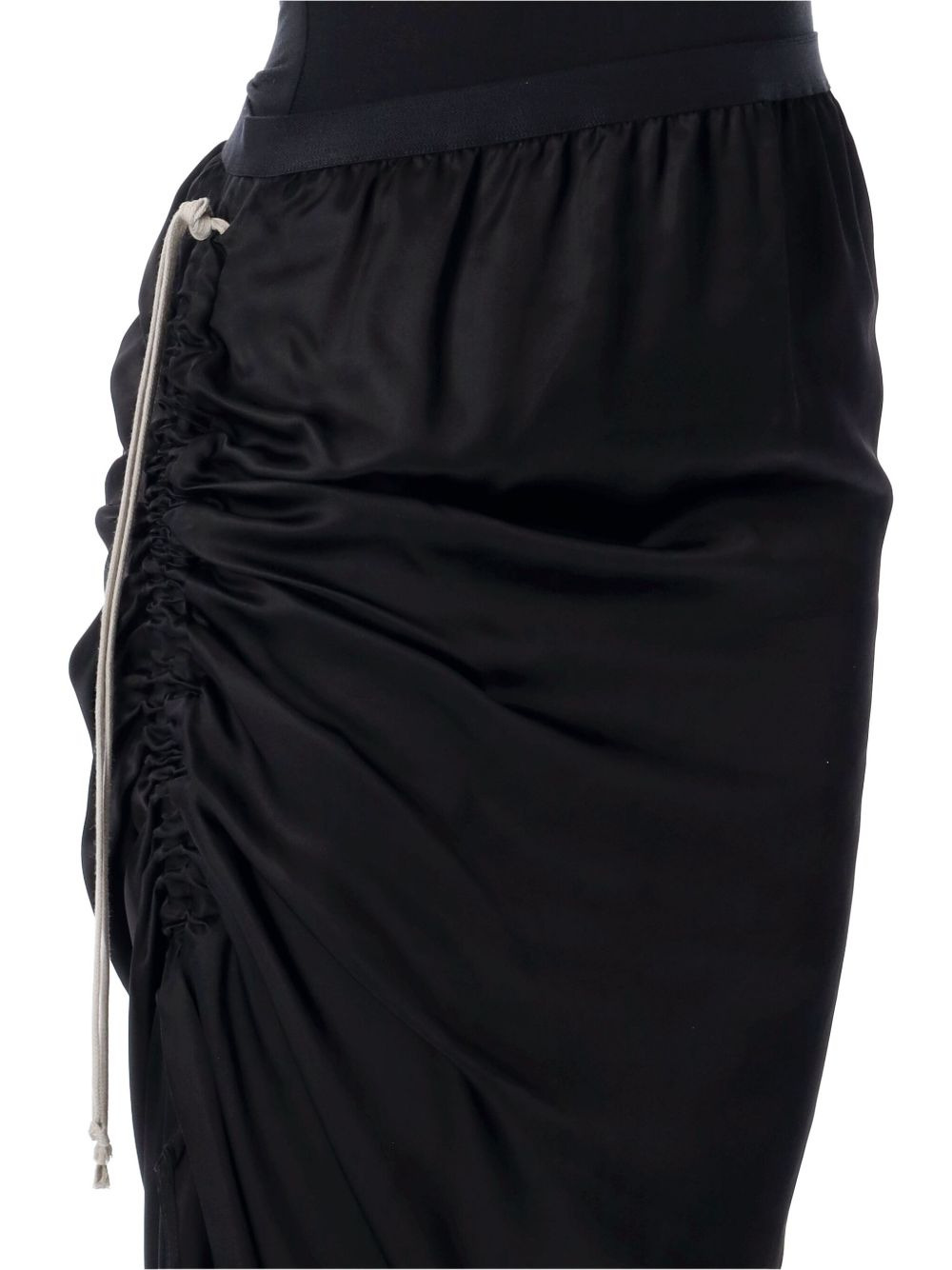 drawstring side-split skirt - 3