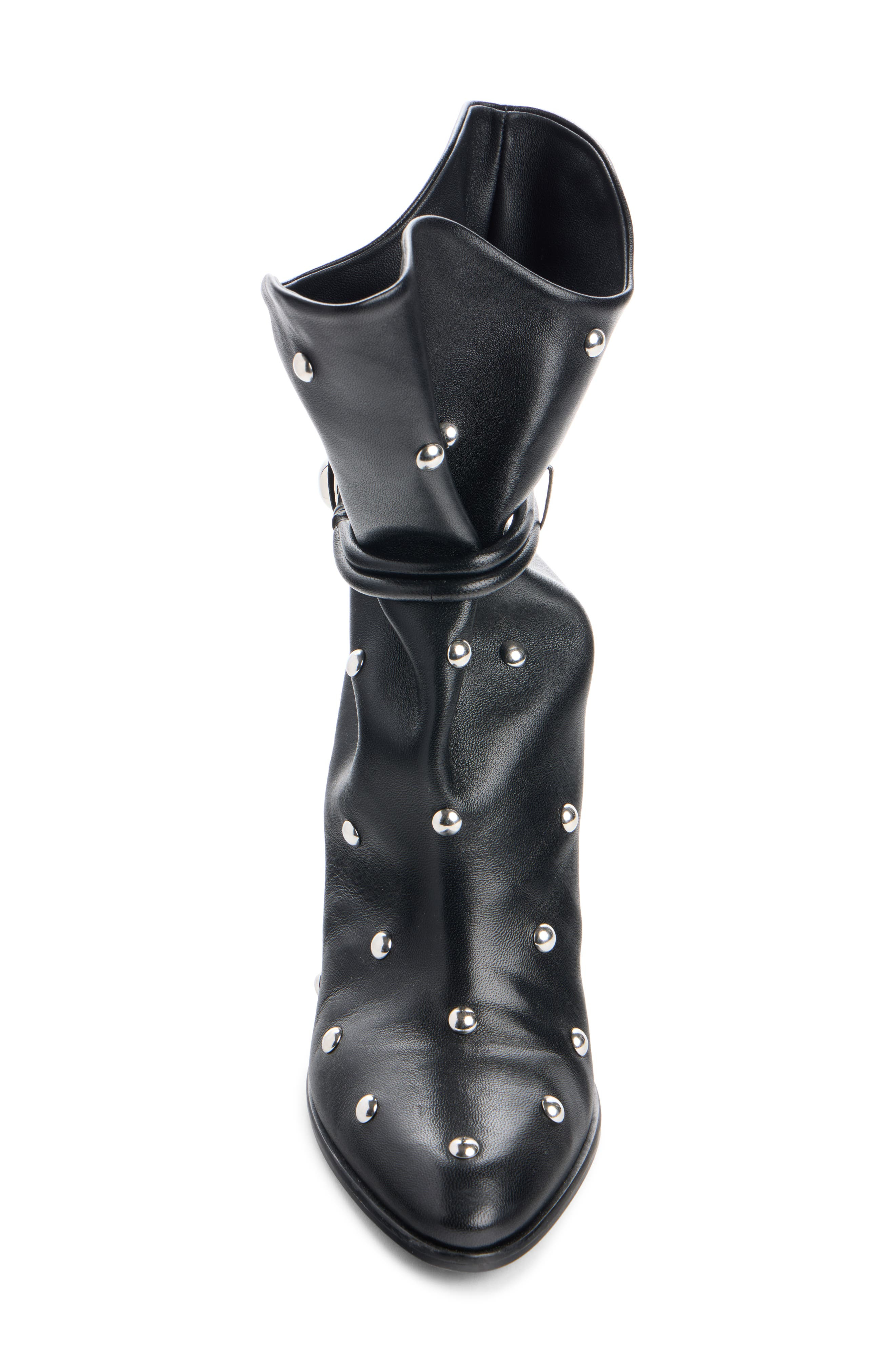 Isabel Marant Lolya Studded Bootie in Black/Silver at Nordstrom - 4