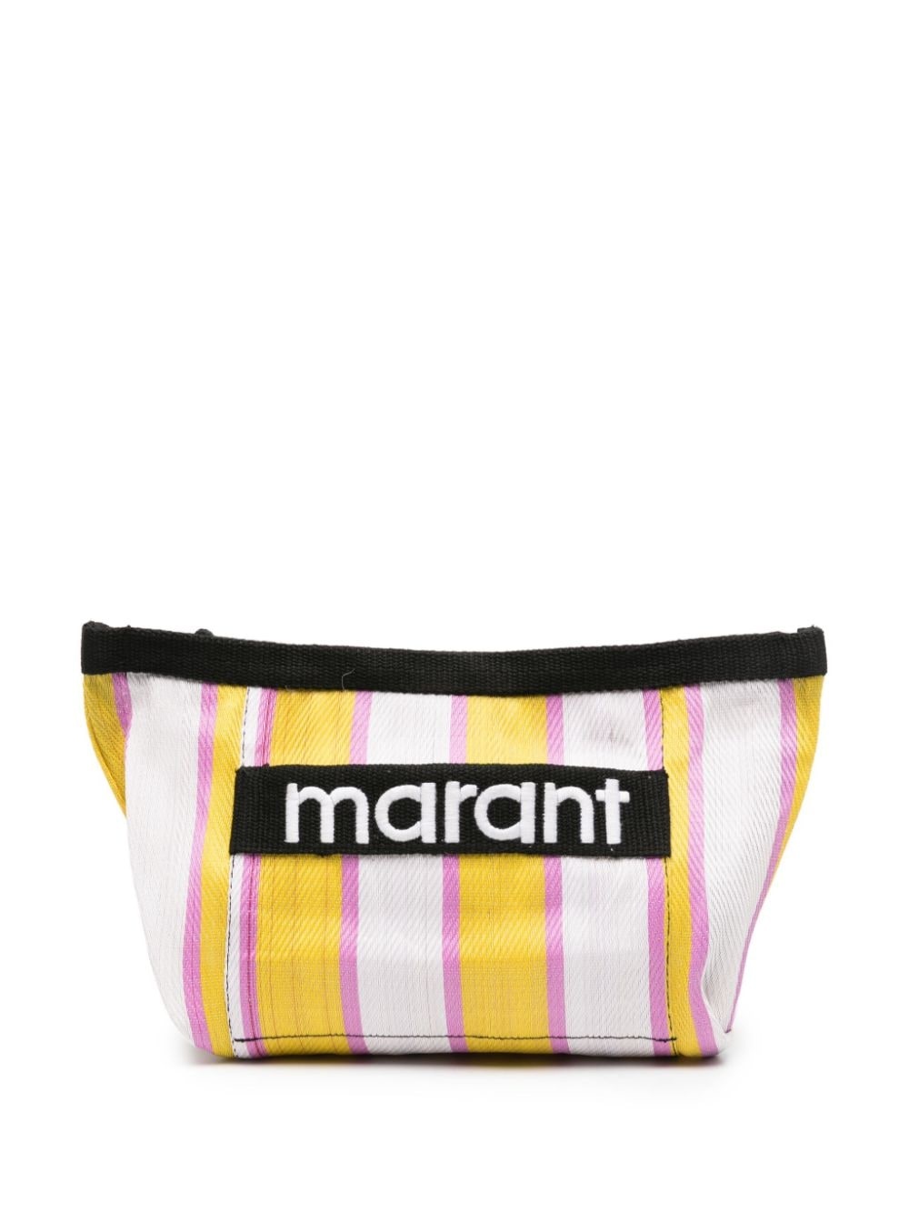 Powden striped clutch bag - 1