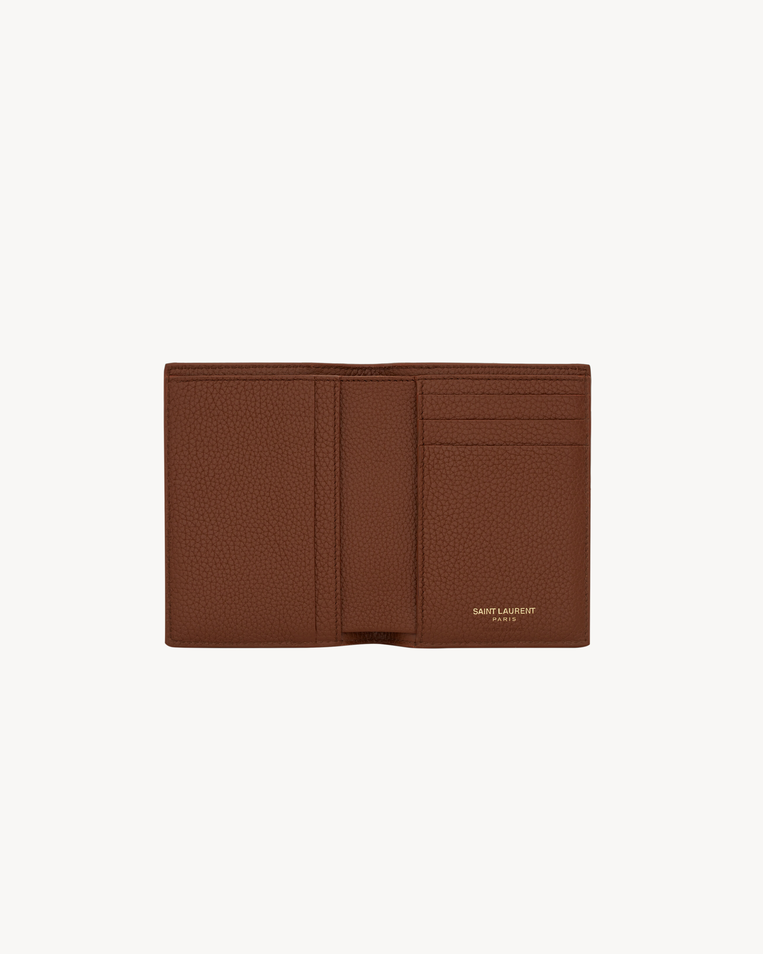 TINY CASSANDRE CREDIT CARD WALLET IN GRAINED LEATHER - 4